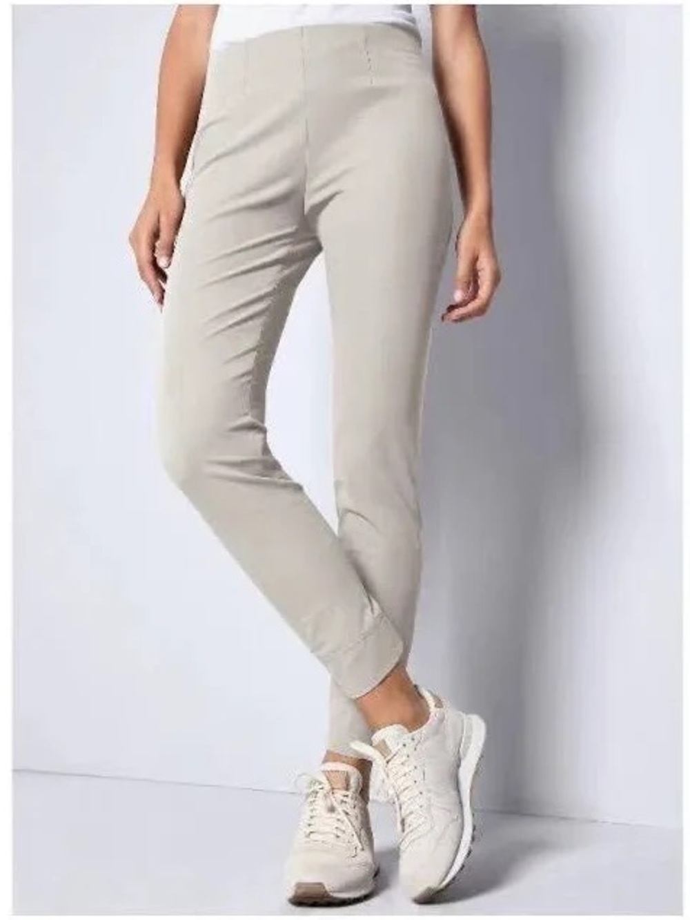 Raffaello Rossi Penny 6/8 pull on ankle pant taupe